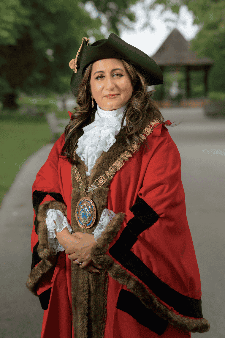 Mayor of Rugby, Cllr Nooria Sayani