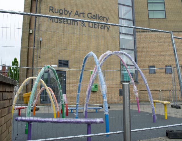 Spiral Spot, a new interactive installation, looks set to be unveiled on Saturday at Rugby Art Gallery and Museum.